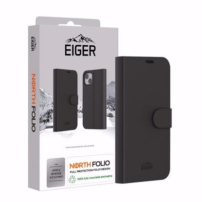 Picture of Eiger Eiger North Folio Case for iPhone 12/12 Pro in Black